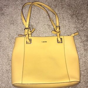 Calvin Klein yellow purse